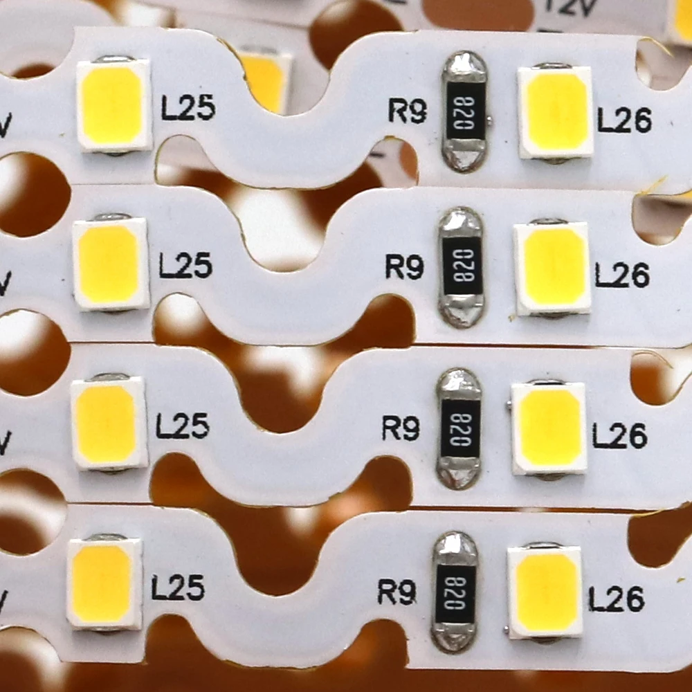 12 volt 2835 60leds/m s-type  led  strip light S-Shape tape lights