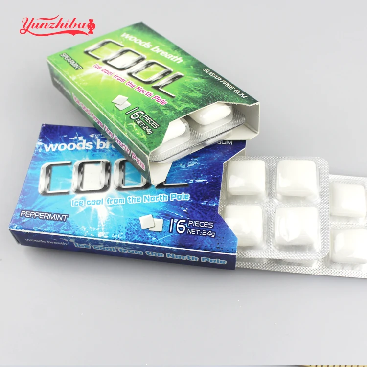 
White Refreshing Mint Sugarfree Chewing Gum (No Brand) 