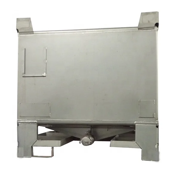 Chemical Storage Equipment of Stainless Steel Tanks IBC Tank Polishing Large Taper Stainless Steel Liquid Storage Tank 1000L