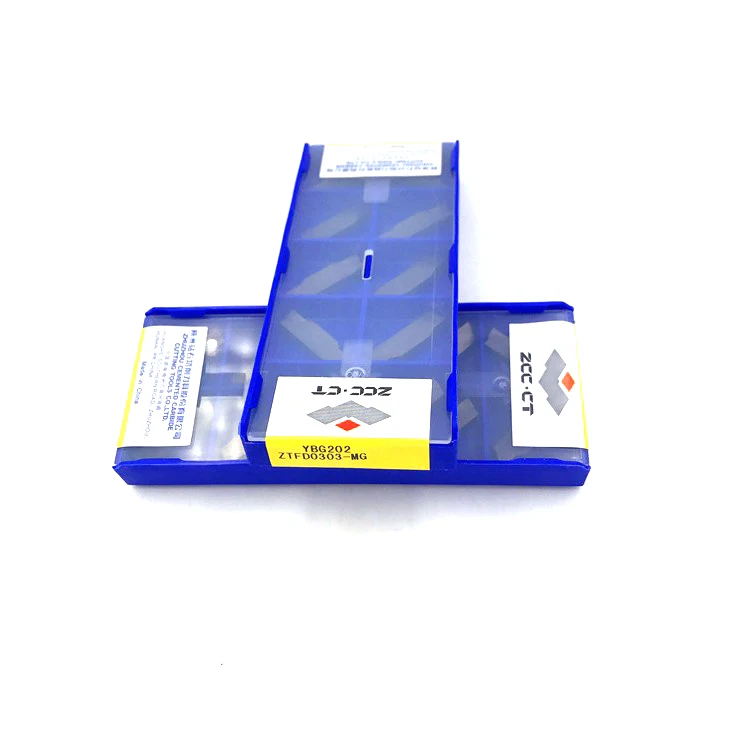 zcc zcc-ct zccct grooving inserts ZTFD0303-MG YBG202