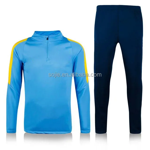 Grade original soccer jersey training suit top thailand quality wholesale come with long pants