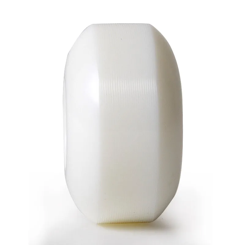 China cheap black white 95A 52mm Blank PU Custom Skateboard skate board Wheels