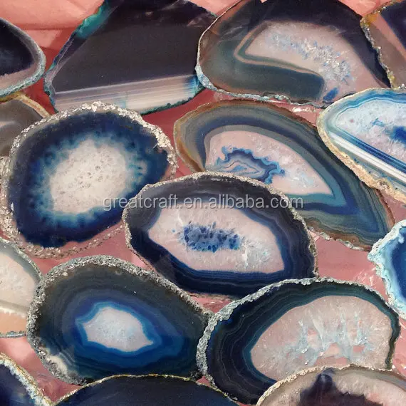 Nature Agate Colorful  Napkin Rings For Table Decorations,Wedding,Dinner
