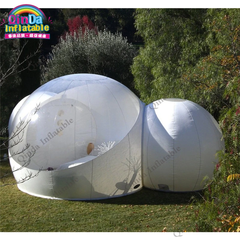 
China manufacturers roof top camping tent waterproof outdoor igloo inflatable clear tent with bubble rooom 
