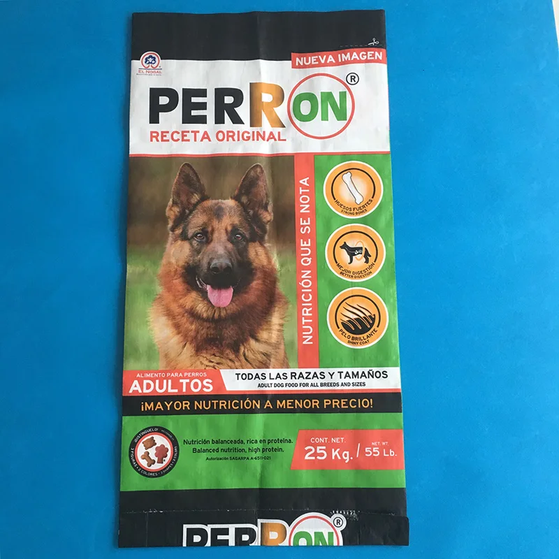 Индивидуальный дизайн, упаковка для корма, 50 фунтов, корм для свиней и собак, пластиковые ламинированные плетеные полипропиленовые мешки/мешки для корма домашней птицы