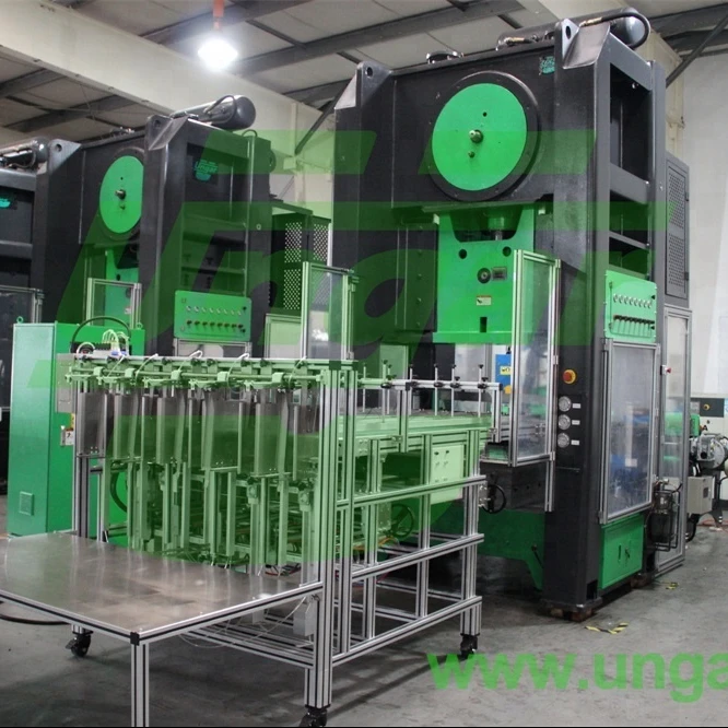 
UN- 80T production line for aluminum foil food container making Austrian brand 