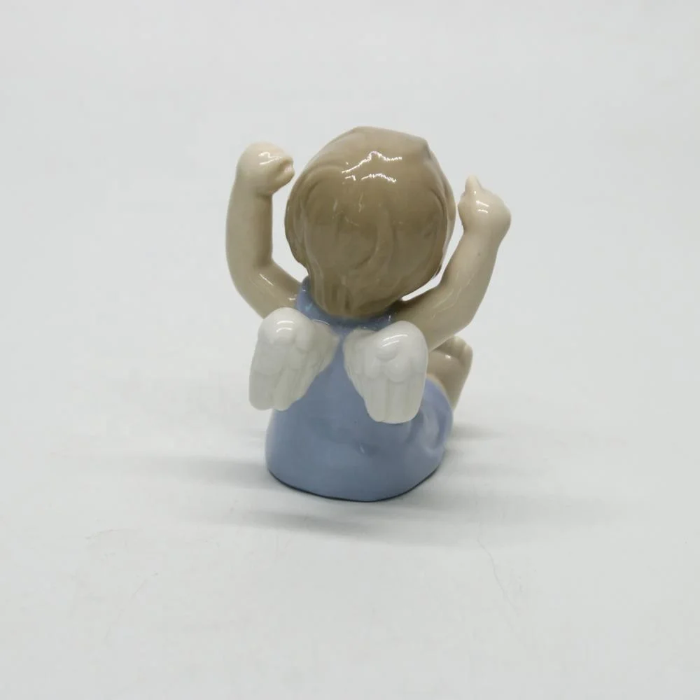 Porcelain baby angle doll ceramic standing figurines