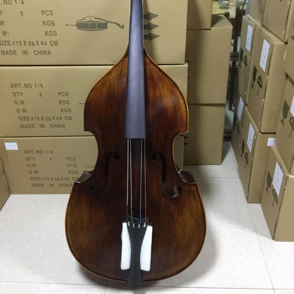 advanced  professional handmade natural flame contrabass/double bass