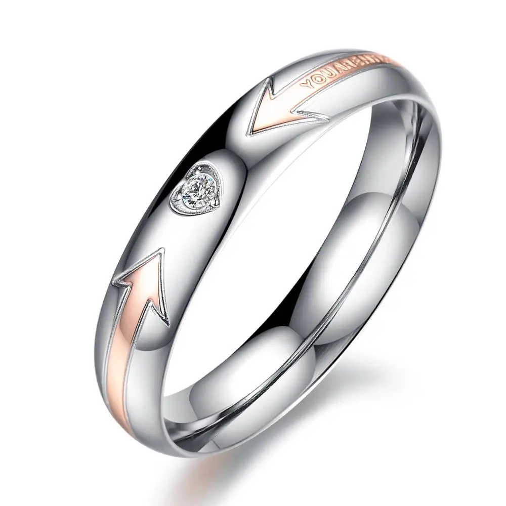 
Wholesale jewelry Manufacturer Custom Design Fashion Silver Jewelry Stainless Steel Ring 