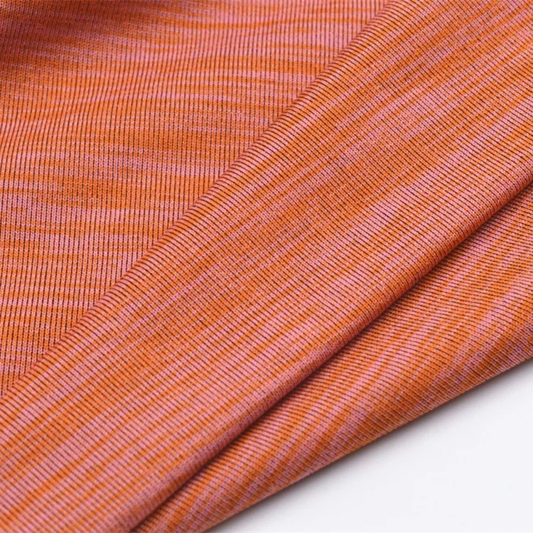 Moisture wicking strech double layer polypropylene fabric