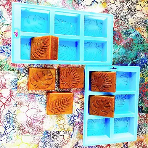 New Design Palm olive leaves Art Craft Molds DIY Handmade Silicone Soap Molds