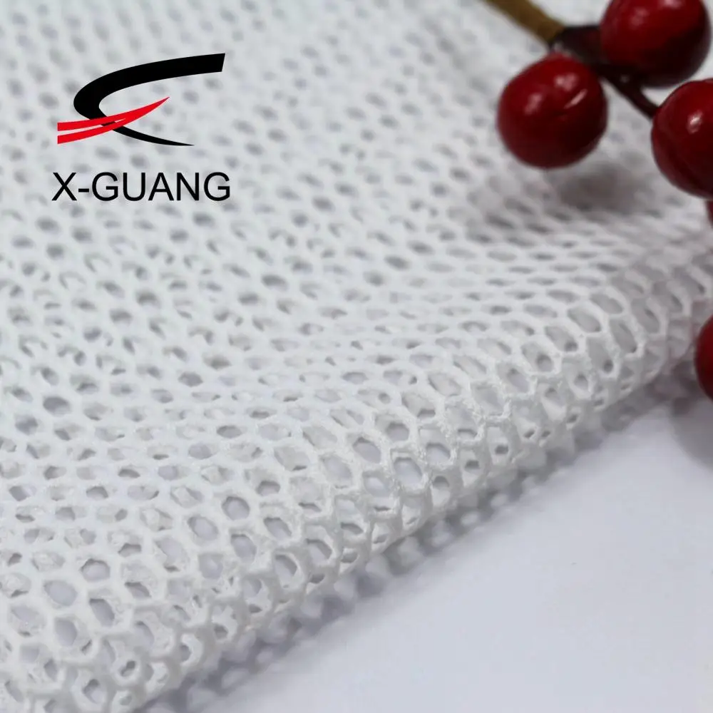 
100% Polyester Big Holes Mesh Lining Fabric For Sportswear 