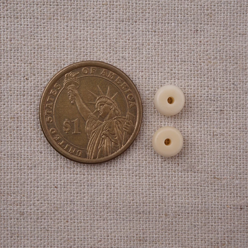 Custom Natural Ivory Corozo Nut Seeds Loose Beads for DIY Jewelry Bracelet Necklaces Making