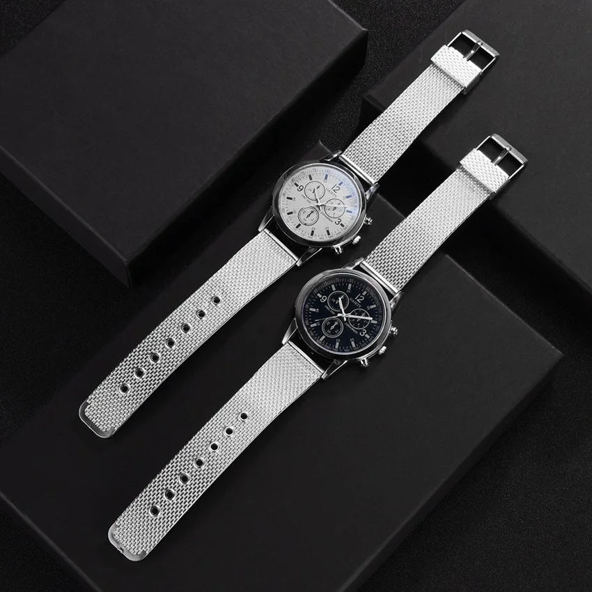 
Fashion Mens Analog Quarts Watches Silicone Strap Blue Men 3 Eyes 2019 Watches Top Brand Luxury Casual Watch Clock 