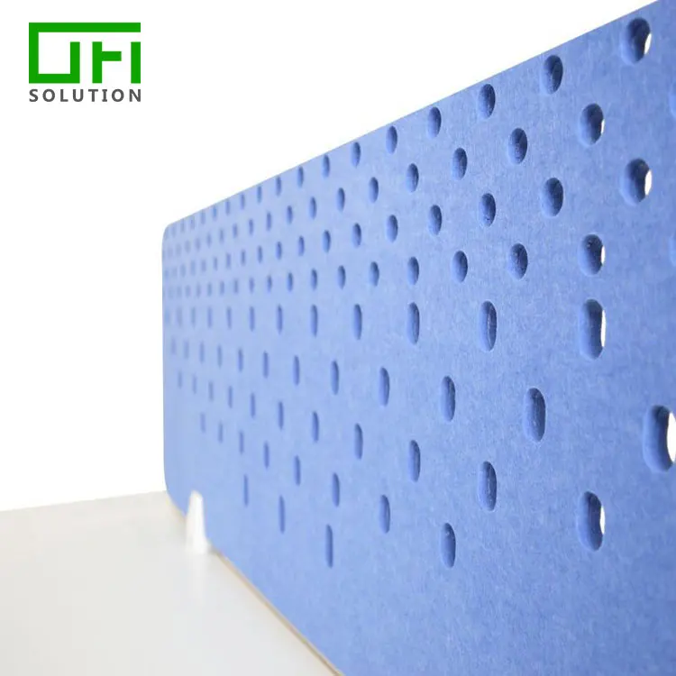 Eco-Friendly PET Acoustic Panels Fireproof Sound Insulation Hanging Polyester Acoustic Carved Panels