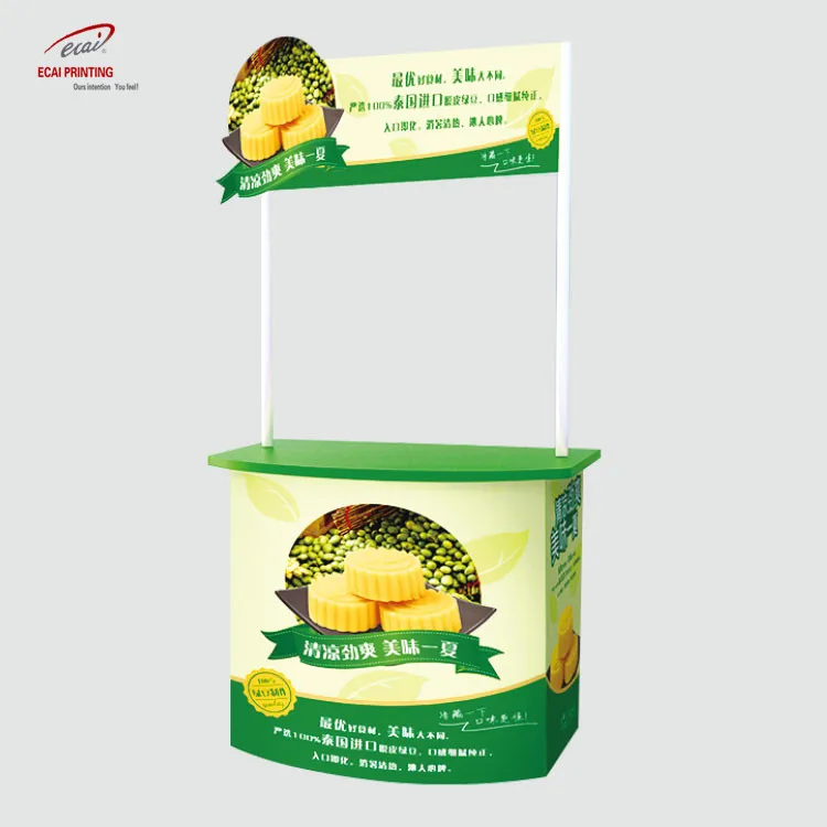 Оптовая продажа, портативный выставочный стол, рекламная стойка для магазина, образец