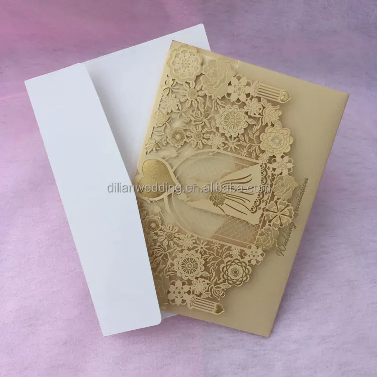 Красная карманная пригласительная открытка Pure Love