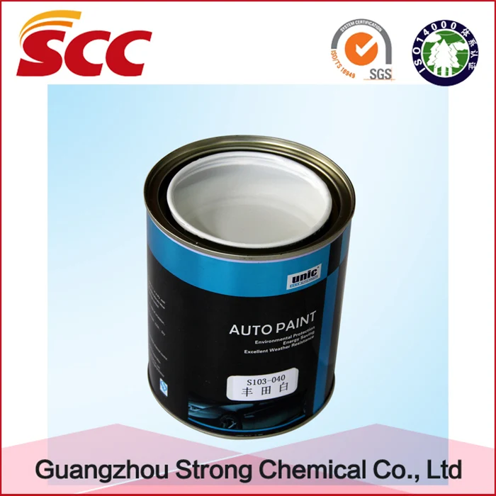 Toyoto White color Acrylic Paints candy paint for car