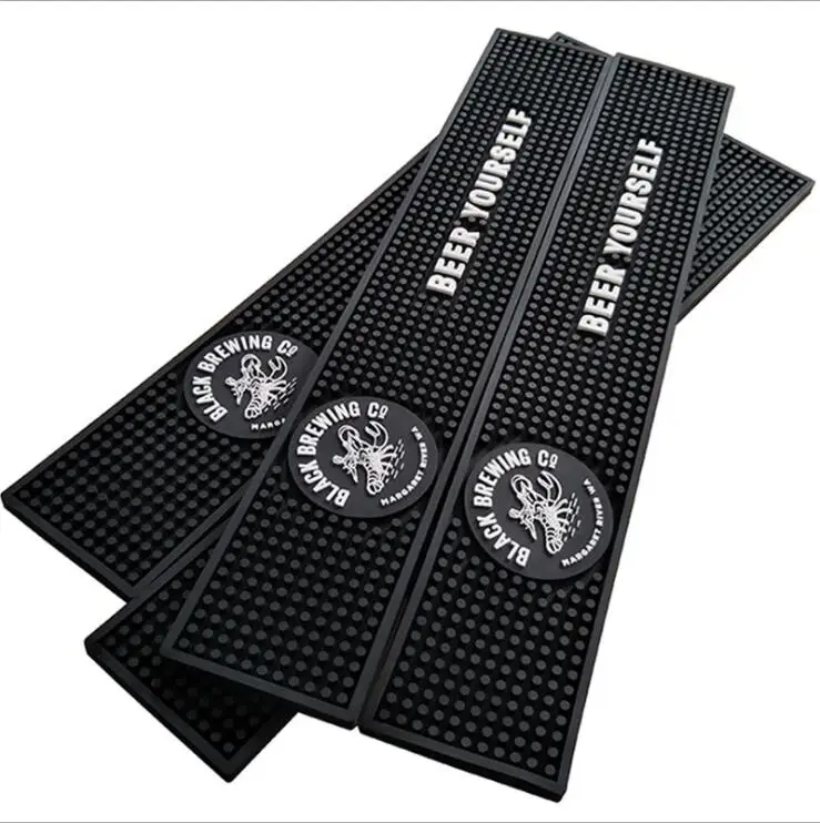 anti-slip eco-friendly custom barmat rubber bar mat