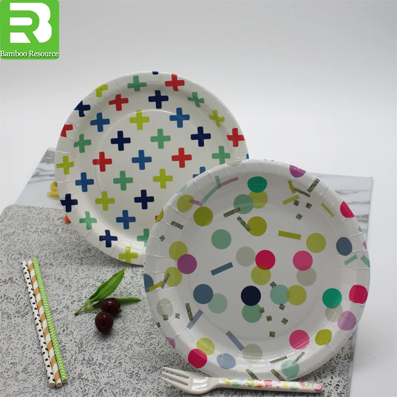 
Personalized logo design your own paper plates 