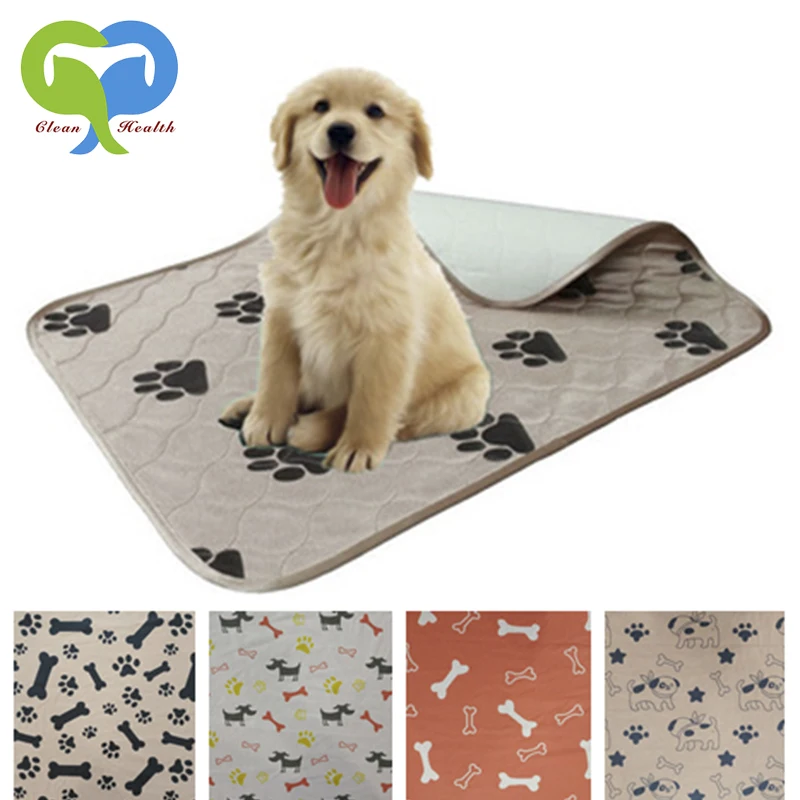 
Factory direct high quality pet dog puppy training pad wholesalers travel washable underpad reusable waterproof absorbent 