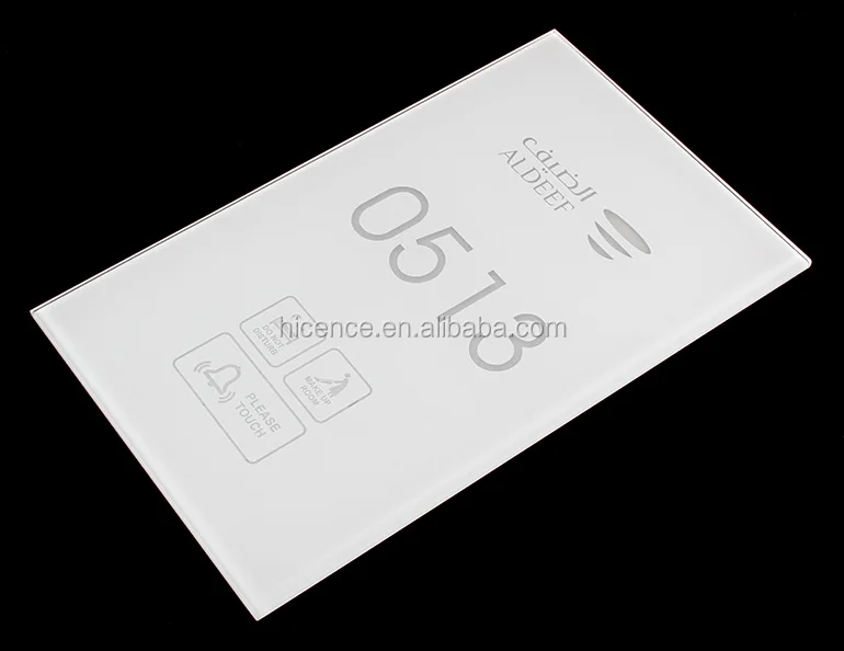 Electronic Touching Hotel Room Number and Service Sign Plate with DND MUR