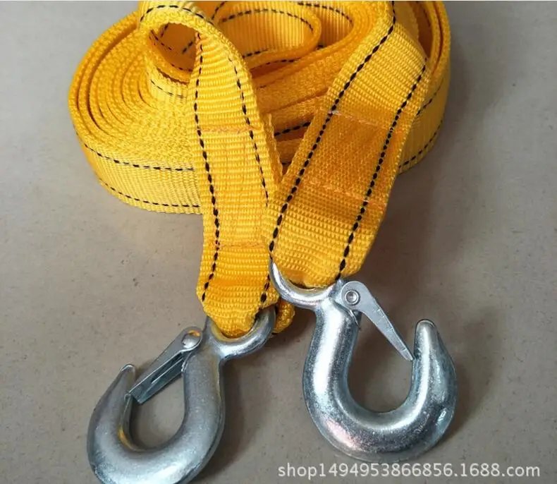 Tow Cable Tow Strap Car Towing Rope With Hooks High Strength Nylon