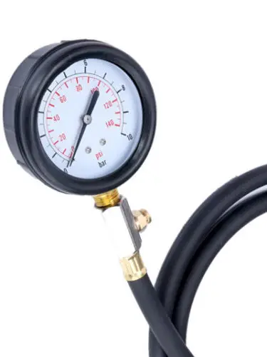 Engine Oil Pressure Test Kit Tester Low Oil Warning Devices Gauge Tool Set