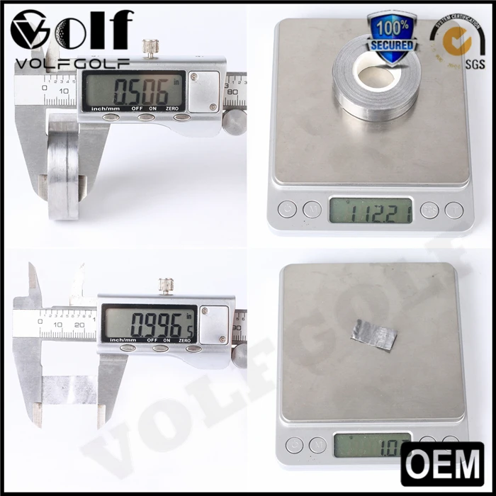 
Golf High Density Lead Tape 1/2 * 100' Golf Weighted Tape 1 Grams Per Inch SwingWeight Fit Tennis Racquet 