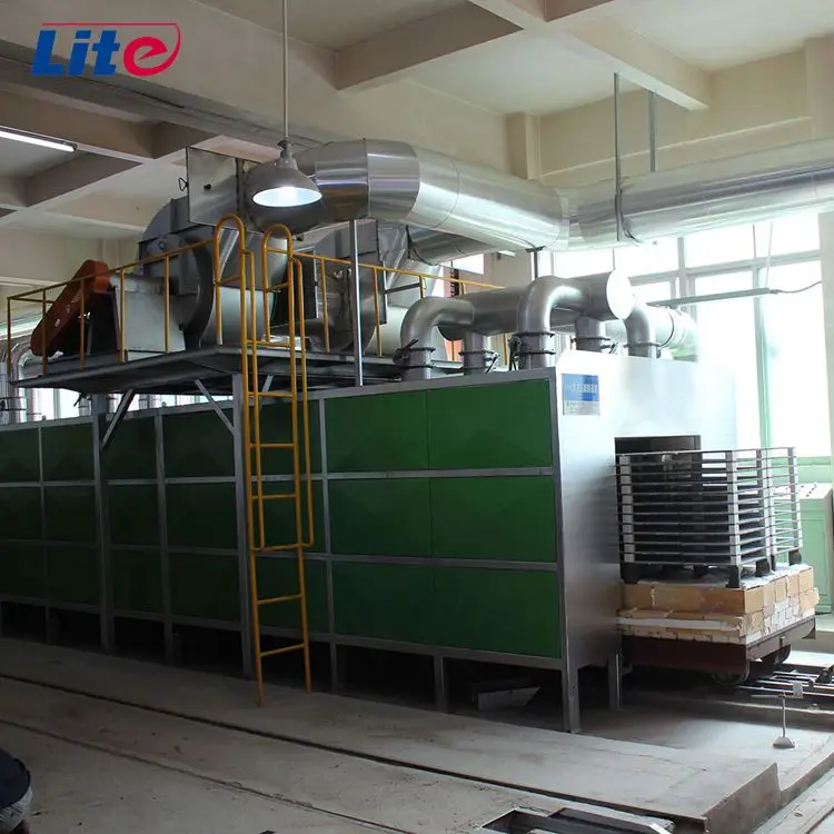 High productivity automatic small clay brick burning tunnel kiln