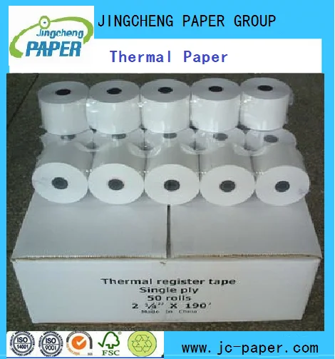55gsm 800mm x 6000m jumbo thermal paper rolls