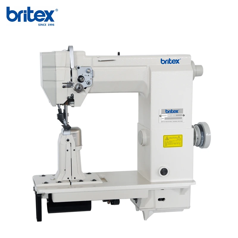 BR-9910 Single Double Needle Compound Feed Post bed Sewing Machine Industrial Shoe Leather Sewing Machine