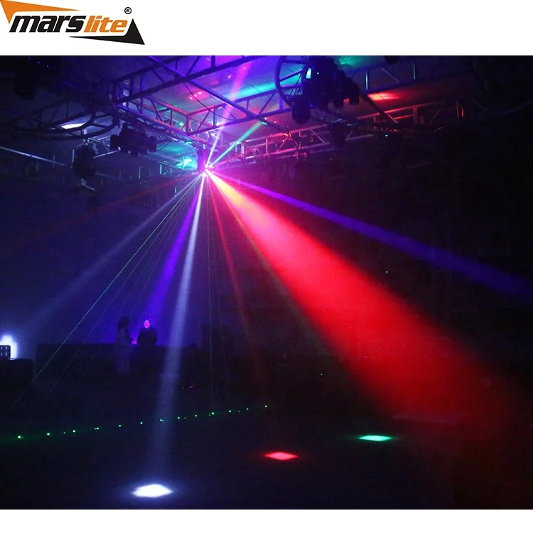 Marslite super hot sale  3w  3in1 laser strobe dj disco magic ball laser lights