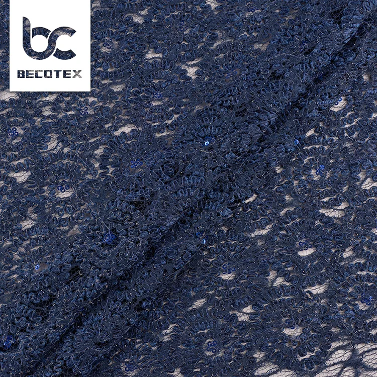 China Wholesale chemical ribbon french voile embroidered net lace fabric