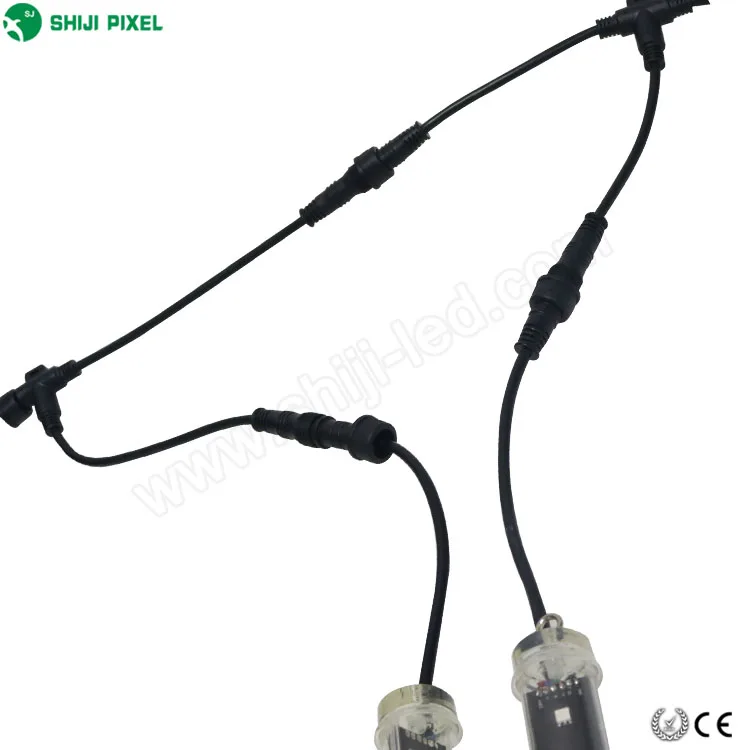 Led Pixel Light Decorative Tube 360 Degree Meteor Dmx 3d Vertical Digital Rgb Led Tube Light