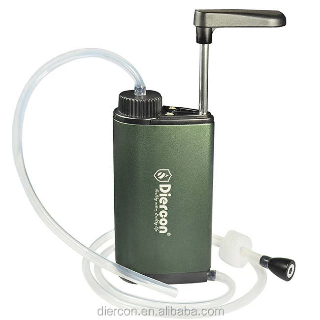 Diercon Outdoor Personal Water Purifier with Hollow Fiber UF Membrane Filter Portable Hiking Equipment (TW01)