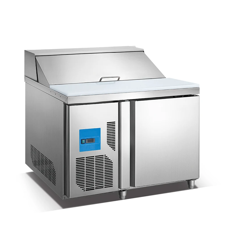 
Ventilated 304 Stainless steel salad bench counter refrigerator for supermarket/salad working bench for restaurant 