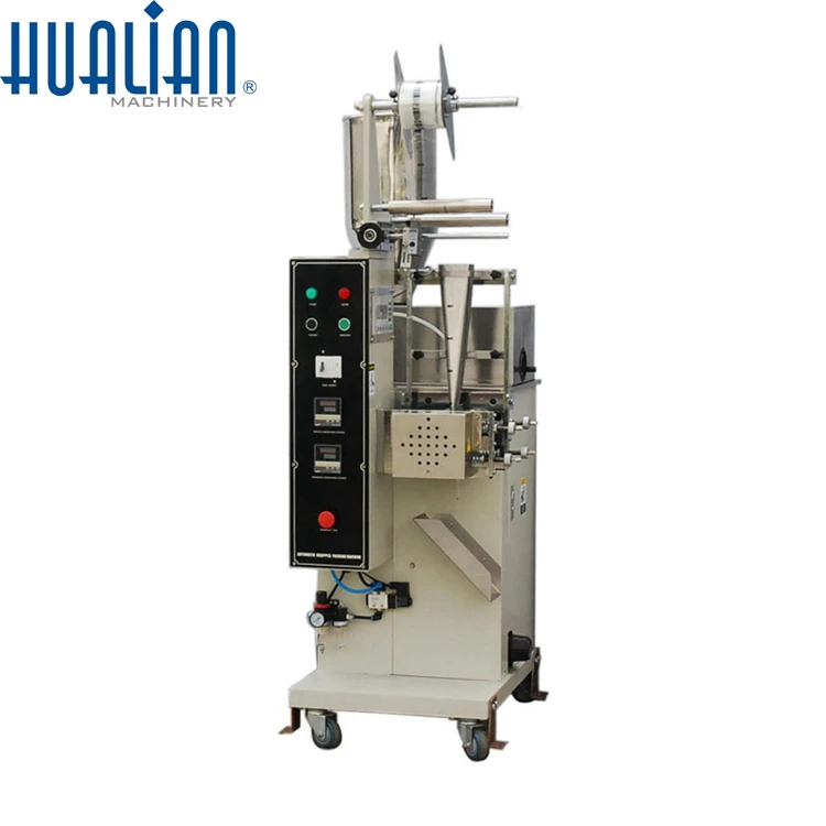 DXDG-50II Hualian многофункциональная Вертикальная медовая паста саше для масла пластиковых пакетов упаковочная машина с автоматическим заполнением