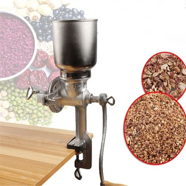 Home used manual grain mill hand corn grinding machine  for hot sale