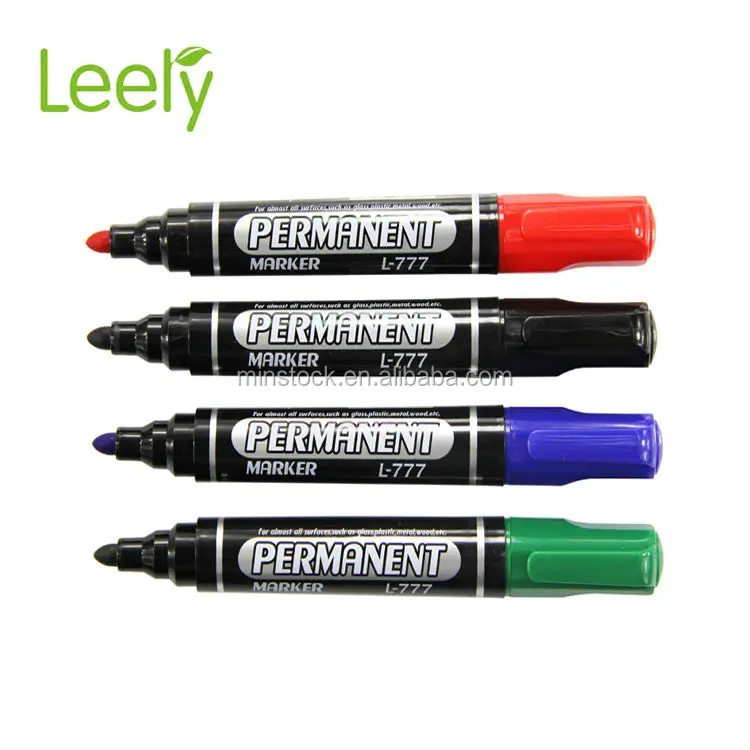 oil based permanent marker pen with a clip refillable