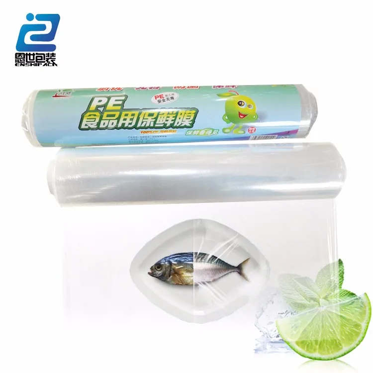 Various sizes pe pvc clear coloured cling film food packing wrap