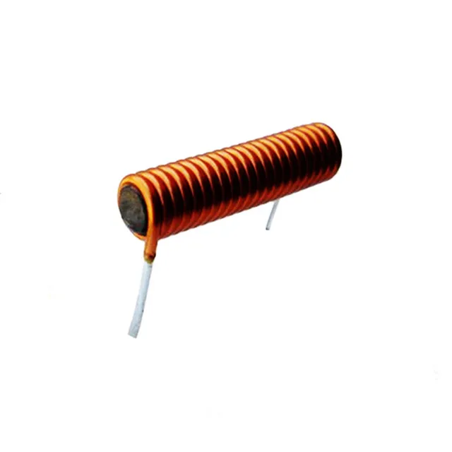 Small Size Copper Wire Wound Rod Ferrite Core Inductor 25uH Air Bobbin