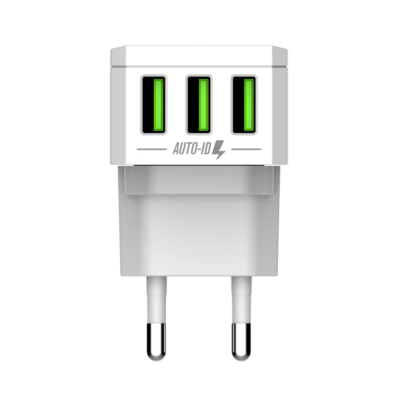 Лидер продаж сетевое зарядное устройство с 3USB-портами emy американской/британской/европейской вилкой