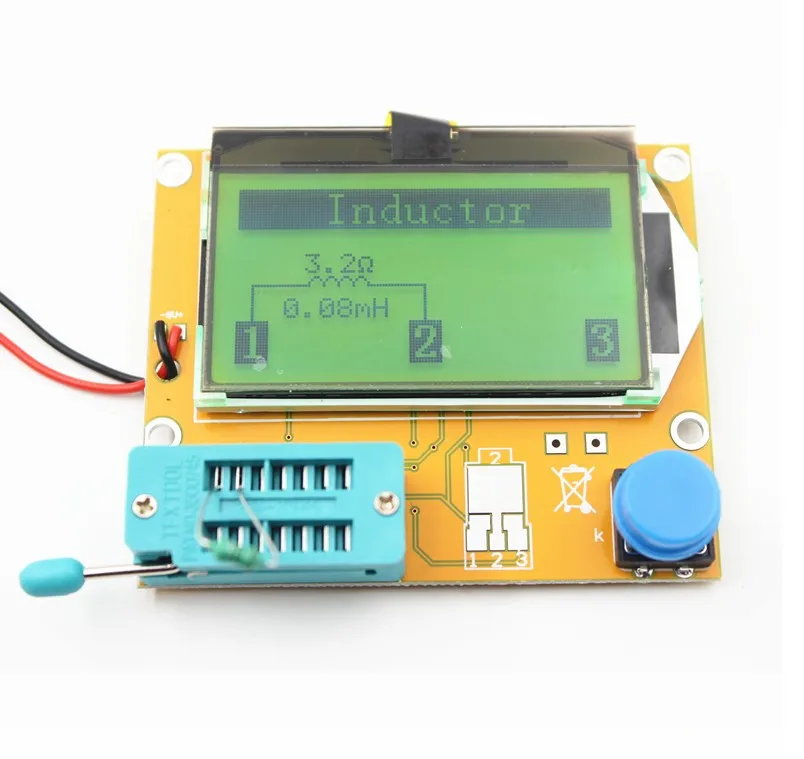 
 New Factory Outlet High-grade Transistor Tester LCR-T4  M328 Multimeter Diode Triode Capacitance ESR For UNO Kit  R3  