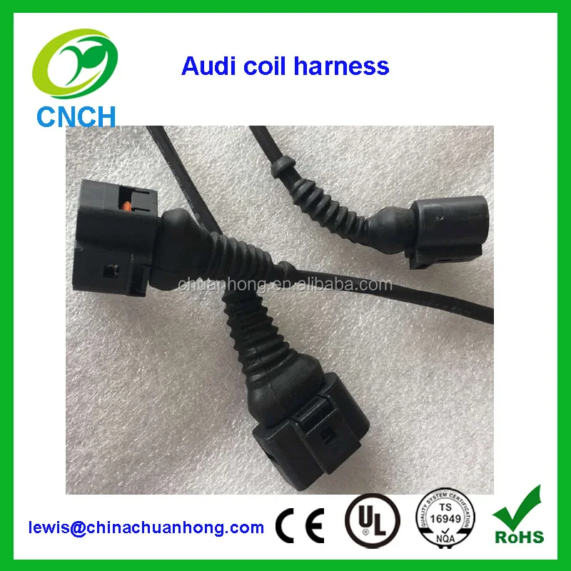 Audi Tuning Audi Coil Conversion ICM Delete Kit 2.7T to 2.0 TFSI Coils wiring harness loom