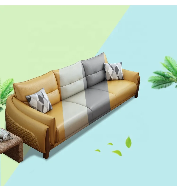 Italy leather sofa Super design for living room Sectional Sofa Set Cheap Modern New Design Corner Sectional Sofa