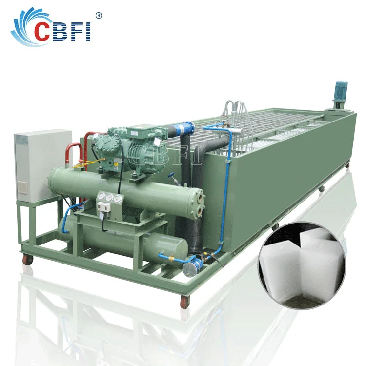 Крупноблочная установка для производства льда за рубежом, 100 тонн