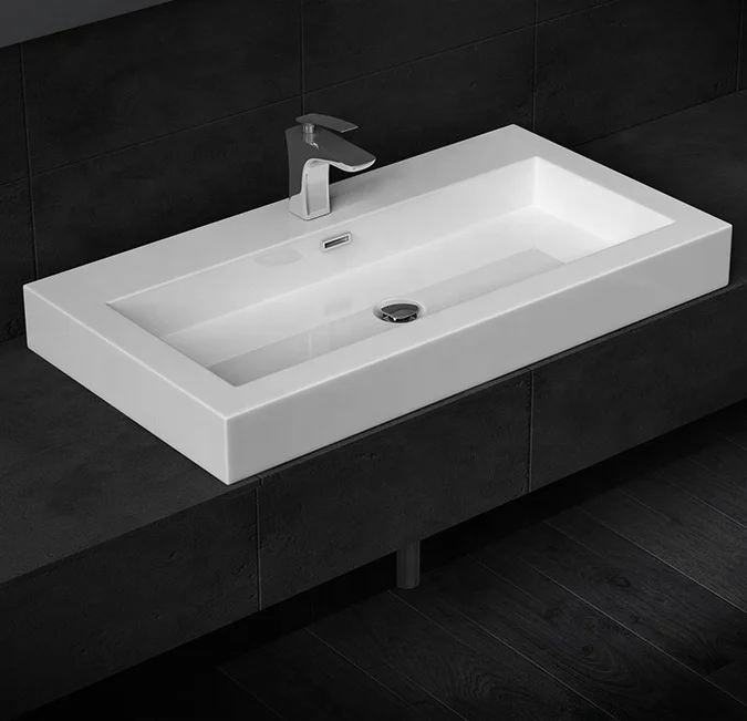 modern originalitydesign acrylic solid surface  lavabo hangs wall type art lavabo stage basin/sink