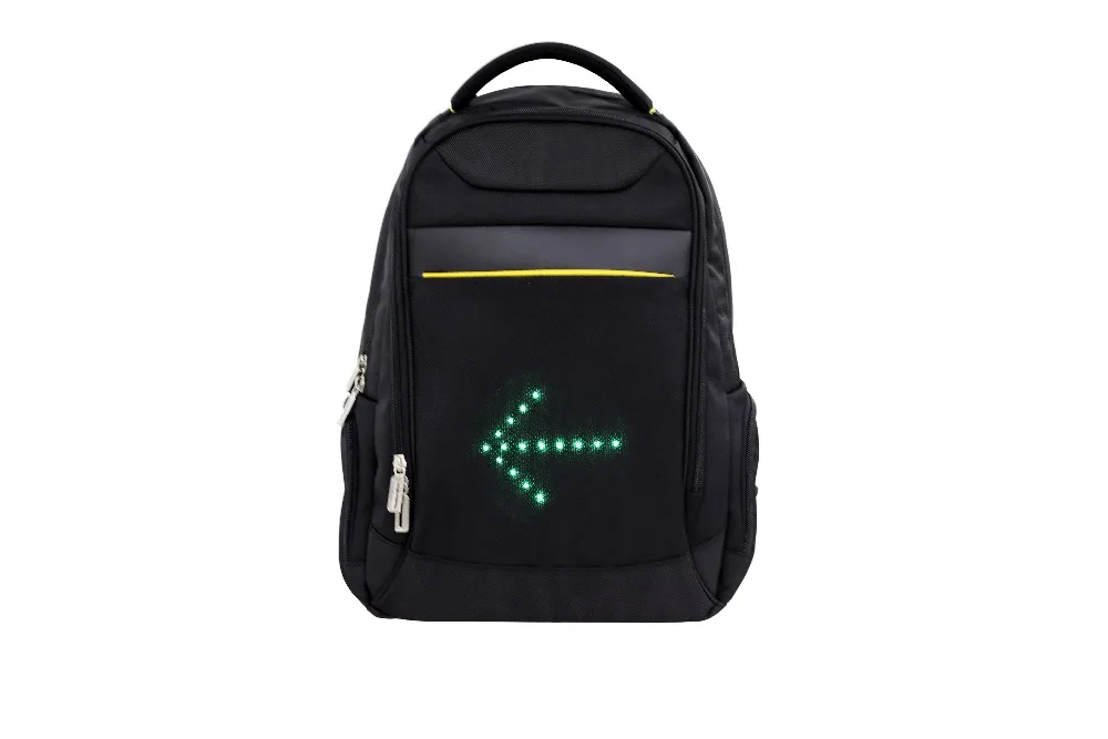 New Remote Controlled Safety Led Light Safety Signal Cycling Backpack Laptop Backpack