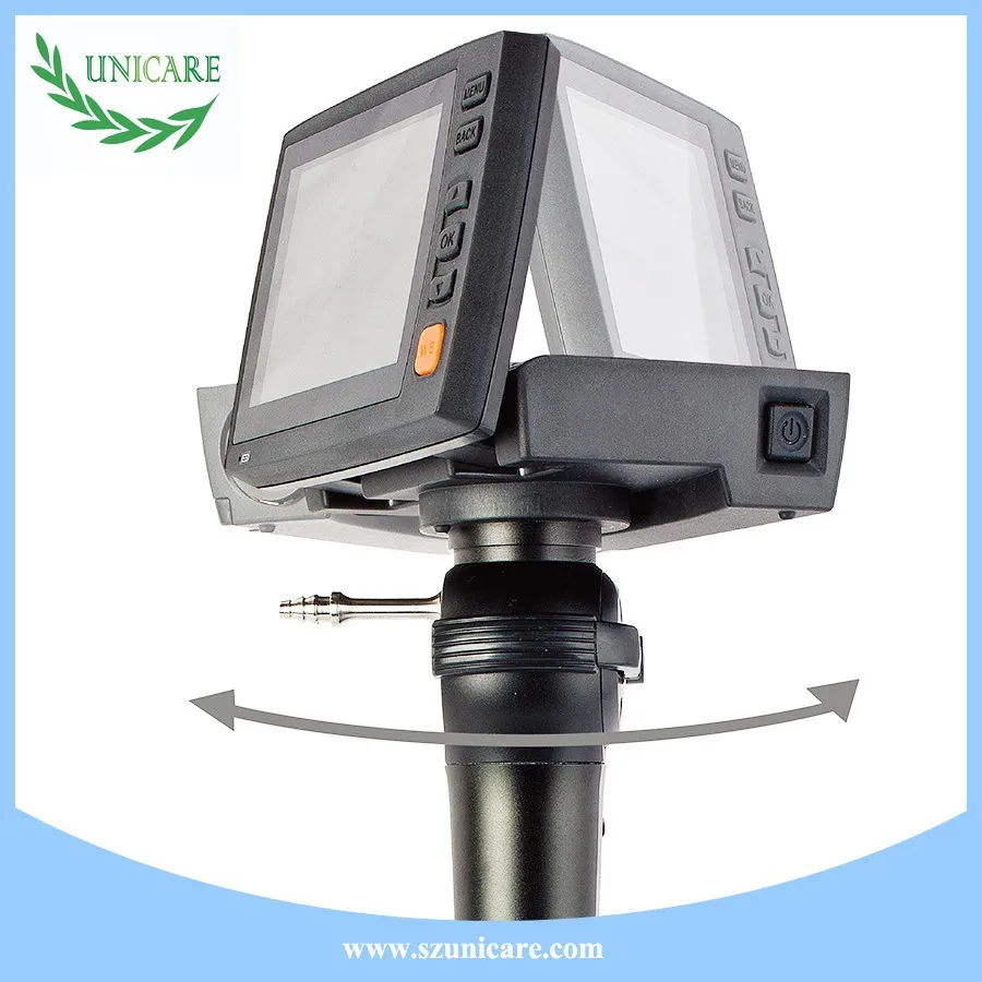 Flexible fiber optic laryngoscope with video camera Electronic Endoscope